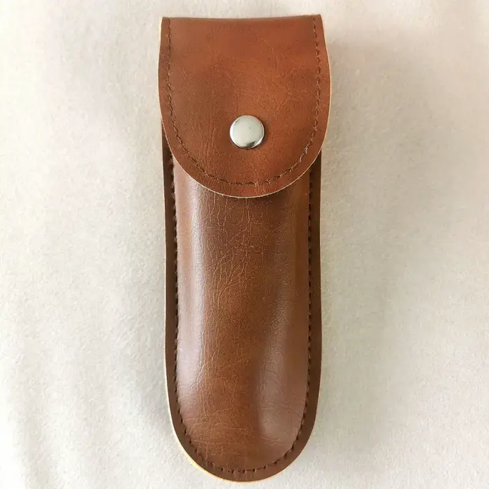 custodia in ecopelle per cavatappi apribottiglie