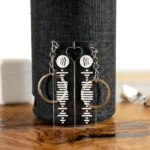 Portachiavi spotify personalizzato (coppia)