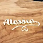 Nome in plexiglass personalizzato