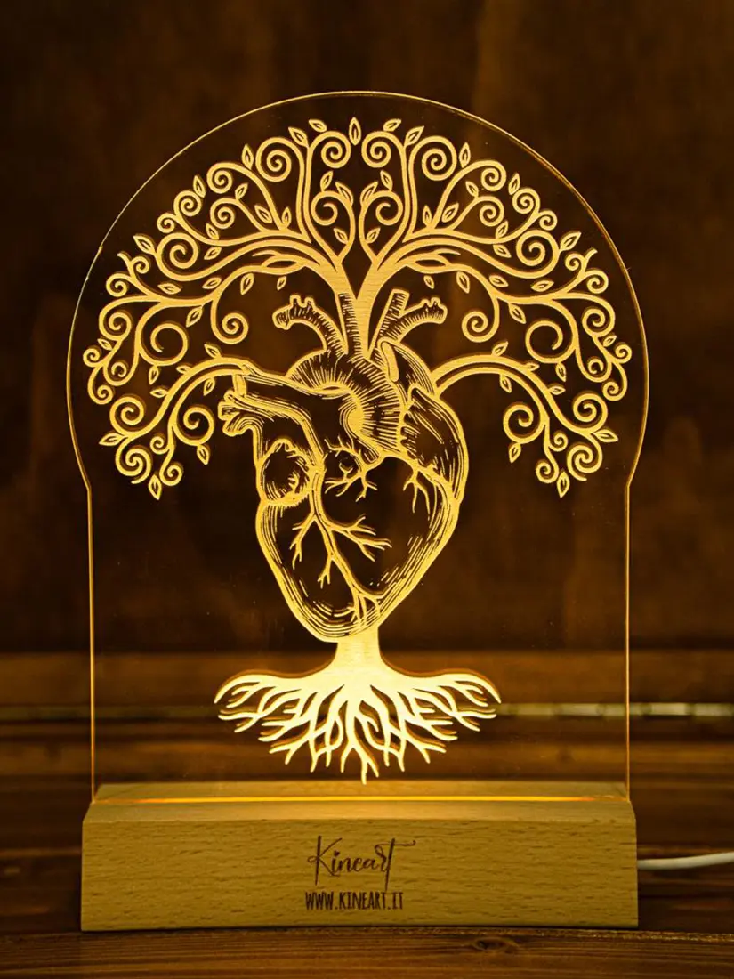 Lampada personalizzata per cardiologo cardiochirurgo