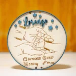 Porta Braccialetti nascita in legno personalizzato