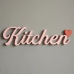 Scritta Kitchen in legno (verniciata a mano) - immagine 4